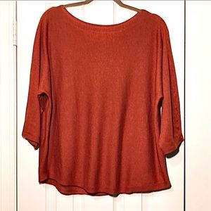 Chico's Rusted Orange Sweater
